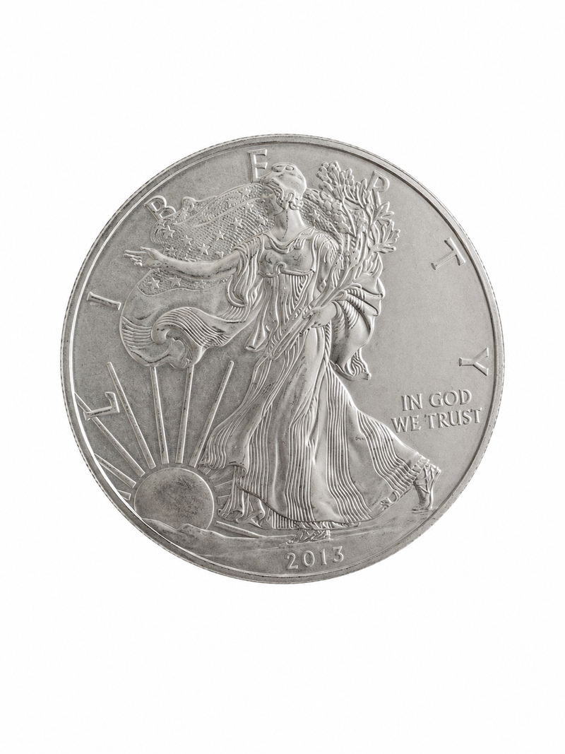 1oz American Silver Eagle Coin obverse