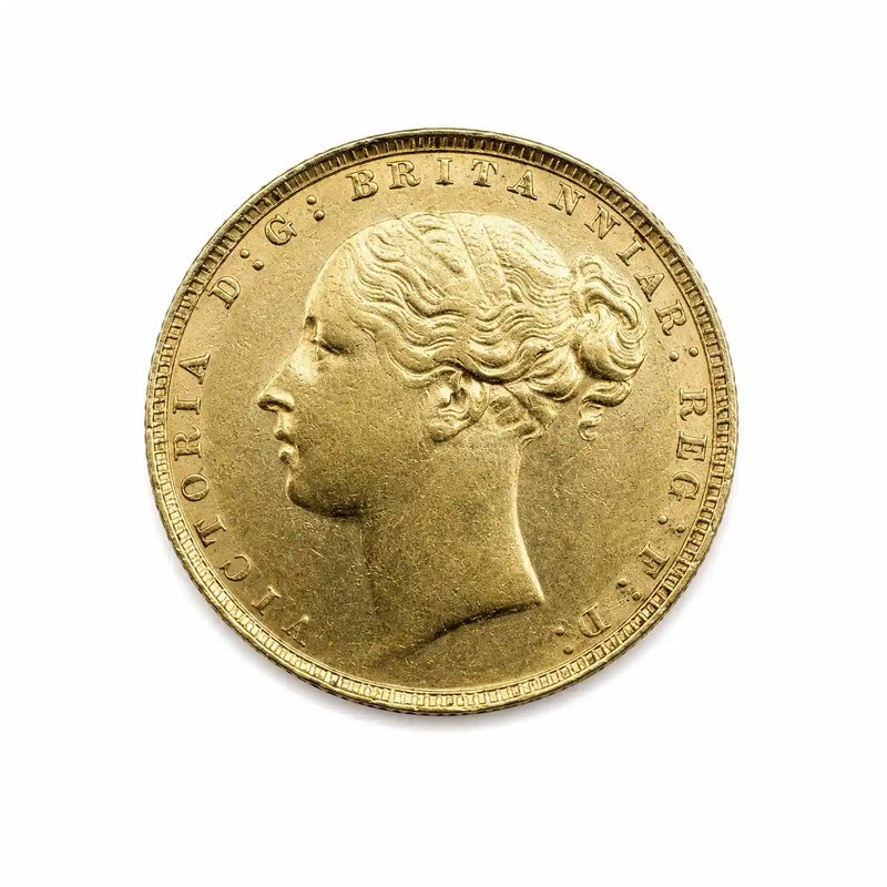 1884 Gold Sovereign obverse